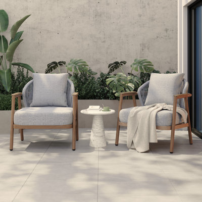 Manzanares Outdoor Rope Accent Chairs
