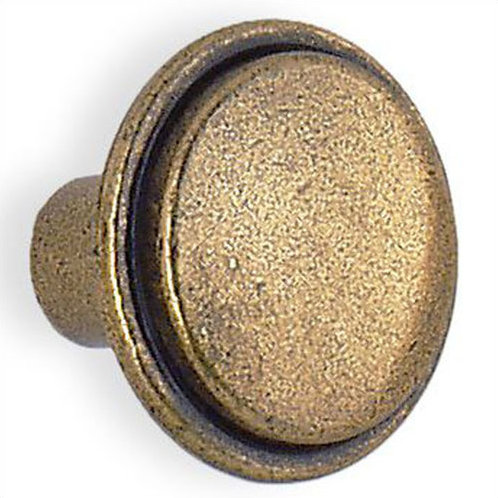 Poignée champignon 1 1/4 po de diamètre Beslagsboden, Laiton antique