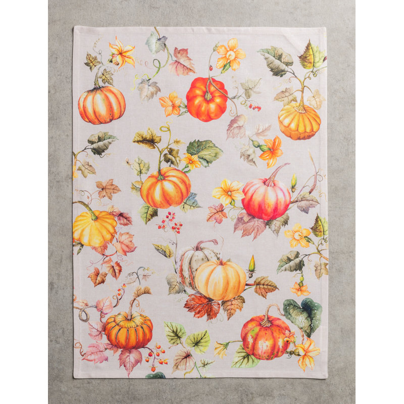 Cotton Floral Tea Towel Kitchen Towel
