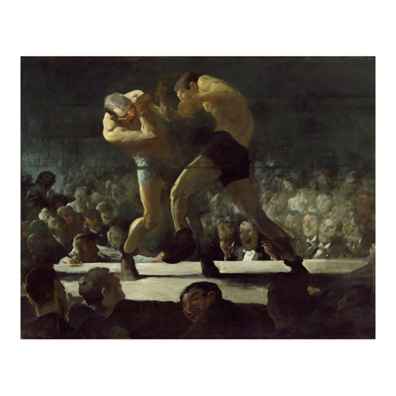 «Club Night» par George Wesley Bellows - Impression giclée, H 22 po x l 28 po