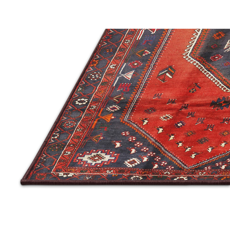 Tapis rouge à motif sud-ouest, Rectangle 3 pi x 5 pi