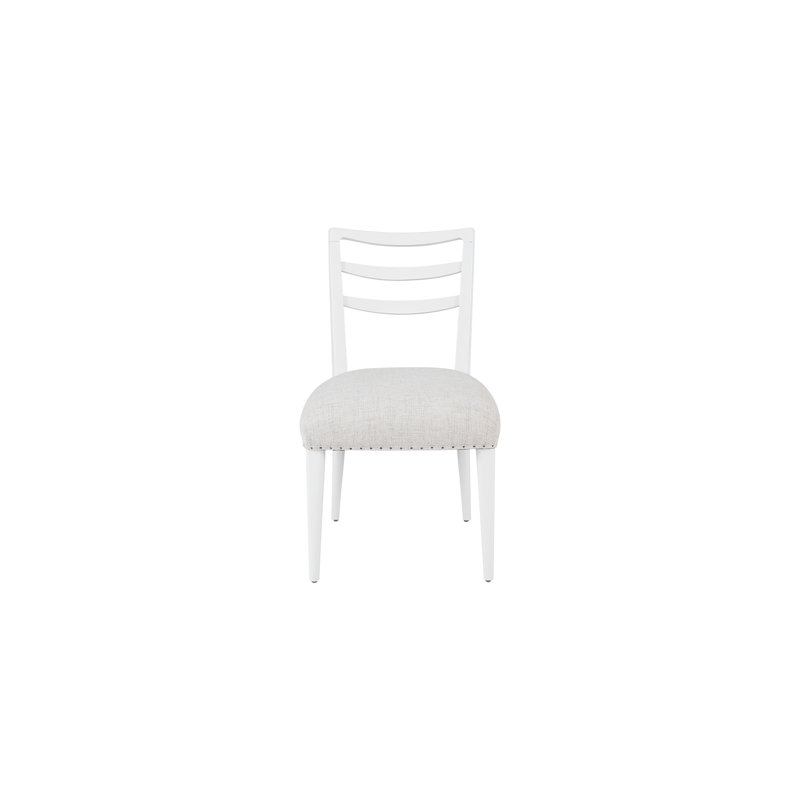 Ensemble de 2 chaises de salle à manger Ladderback, Blanc