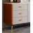 94.49" White+Orange Rectangular Solid Wood TV Stands-108511035