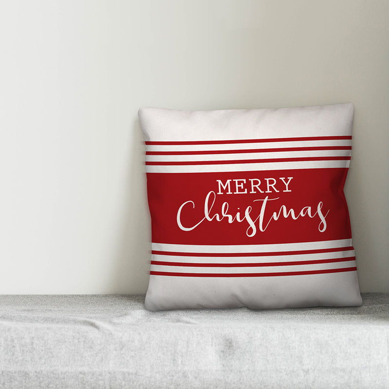 Striped Throw Pillow, Outdoor, 16" x 16"