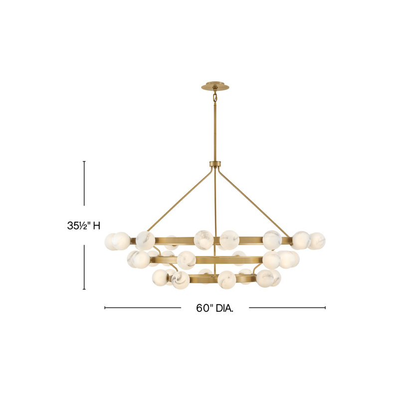 Selene 36 - Light Wagon Wheel Chandelier
