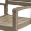 Mobilier de salle à manger de patio gris - Chaises en bois pour des repas confortables en plein air, créant un cadre élégant