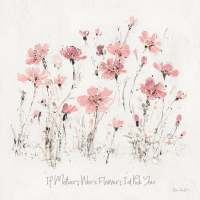 " Wildflowers III Pink Mothers " Painting