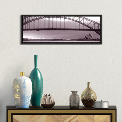 « harbor bridge, pacific ocean, sydney, australie », reproduction de photo sur toile