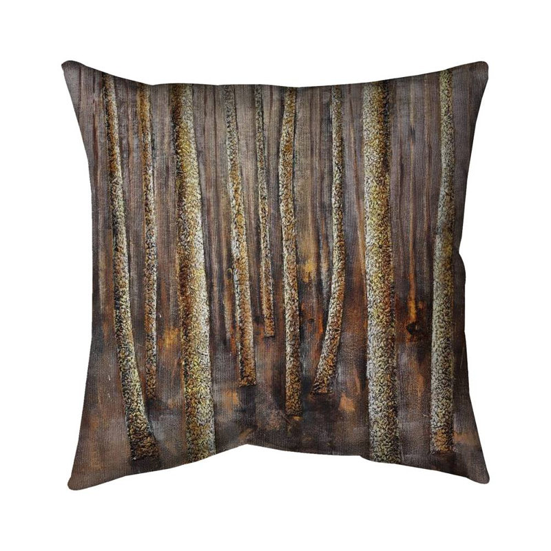The dark forest - 20"x20" Throw pillow - Poly twill - Print on demand, 20" x 20", Polyester/Polyfill