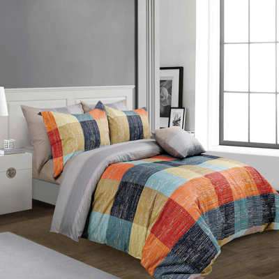 Ensemble de housse de couette 100% satin de coton Cascata