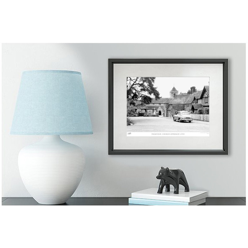 Framfield, Church Approach C1955 by Francis Frith - Single Picture Frame Print, 40cm H x 50cm W x 2.3cm D