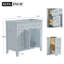 Base de meuble-lavabo simple 35,51 po seulement