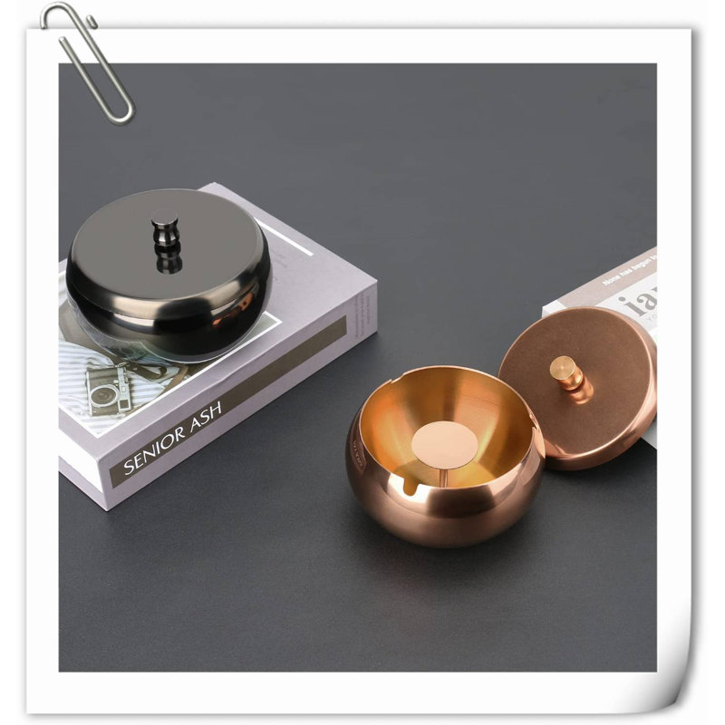 Rephen Stainless Steel Ashtray