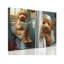 2 Piece Wrapped Canvas Wall Art