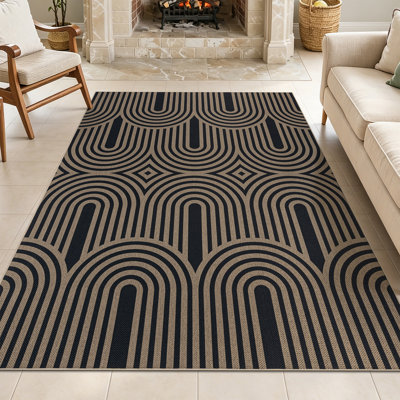 Tapis tissé pour l'intérieur et l'extérieur 