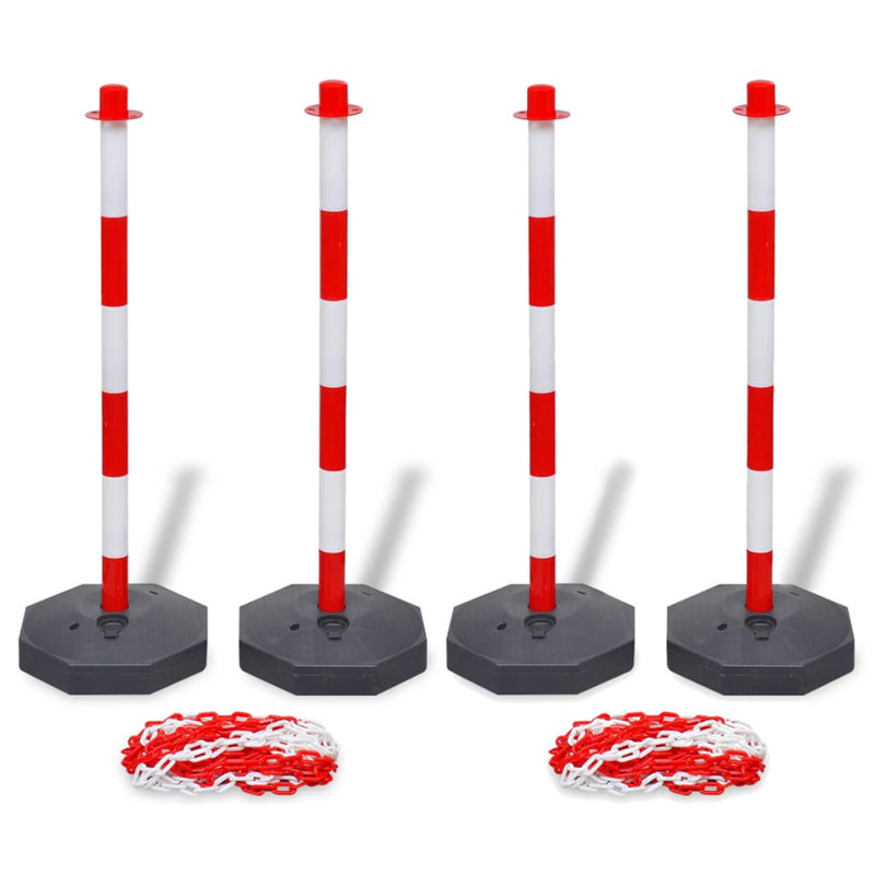 Sahag 6 Piece Chain Post and Chain Set
