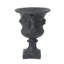 Urne pot à fleur en oxyde de magnésium noir antique-1858635639