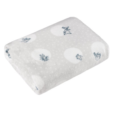 Peter Rabbit TM Spot Me Throw Blanket