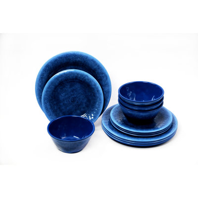 Bonney Melamine Dinnerware - Service for 4
