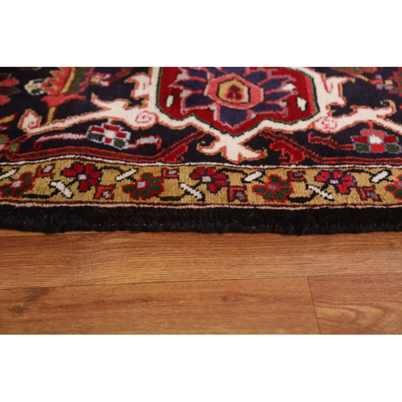 Tapis persan à motif végétal Heriz Serapi