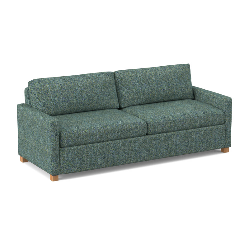 Wilkinson Upholstered 87'' Sofa, Connelly Peacock