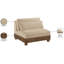 Fauteuil modulaire rembourré en tissu Turin Chenille-122059797-122059800