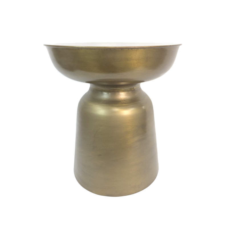 Debe Side Table Brass Antique , BRASS ANTIQUE