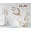 Grand nom fusée décalque mural planète autocollant mural Constellation Art Space vinyle autocollant mural fusée chambre cadeaux vinyle autocollant mural 434RS