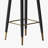 28.7" Seat Height Upholstered Modern Bar Stool With Back And Metal Legs For Kitchen, PU Leather Bar Height Bar Stools Set Of 2-1330754893