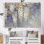 Ensemble de reproductions d'art murales blanches Wisteria-348560626-348560627