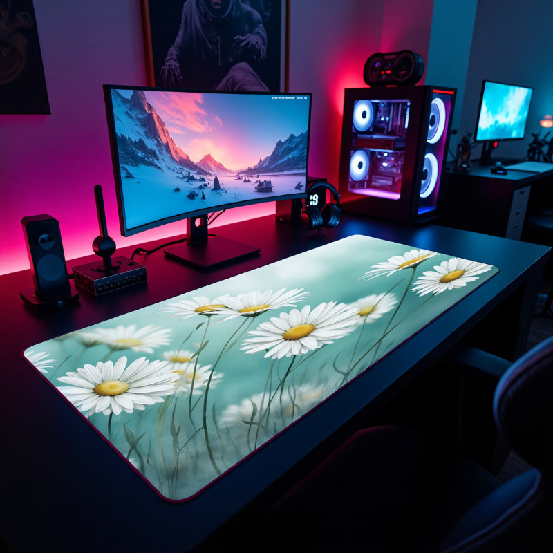 Polyester Desk Pad, 23.6x13.8