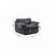 Fauteuil d'appoint pivotant à compression complète-24376286