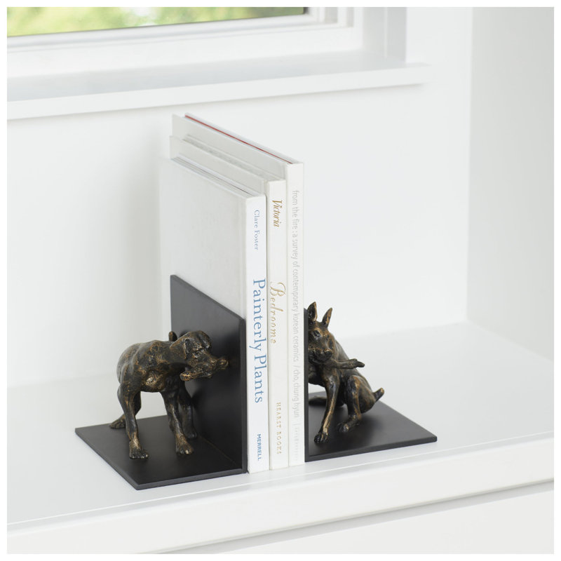 Marathon Cast Iron Non-Skid Bookends