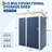 :5x3FT Metal Storage Shed, 67 Cu Ft Garden Tool Shed with Sloping Roof & Lockable Door, Compact Outdoor Cabinet for Patio Backyard-125239107
