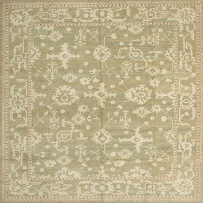Tapis traditionnel beige / gris / vert Enel