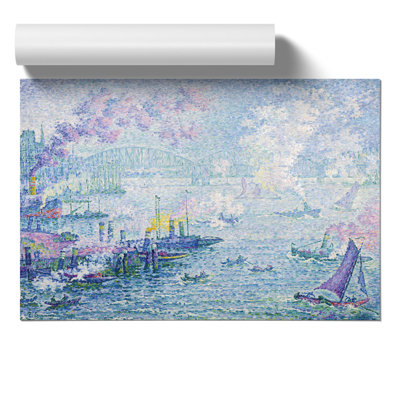 The Port Of Rotterdam by Paul Signac - No Frame Painting
