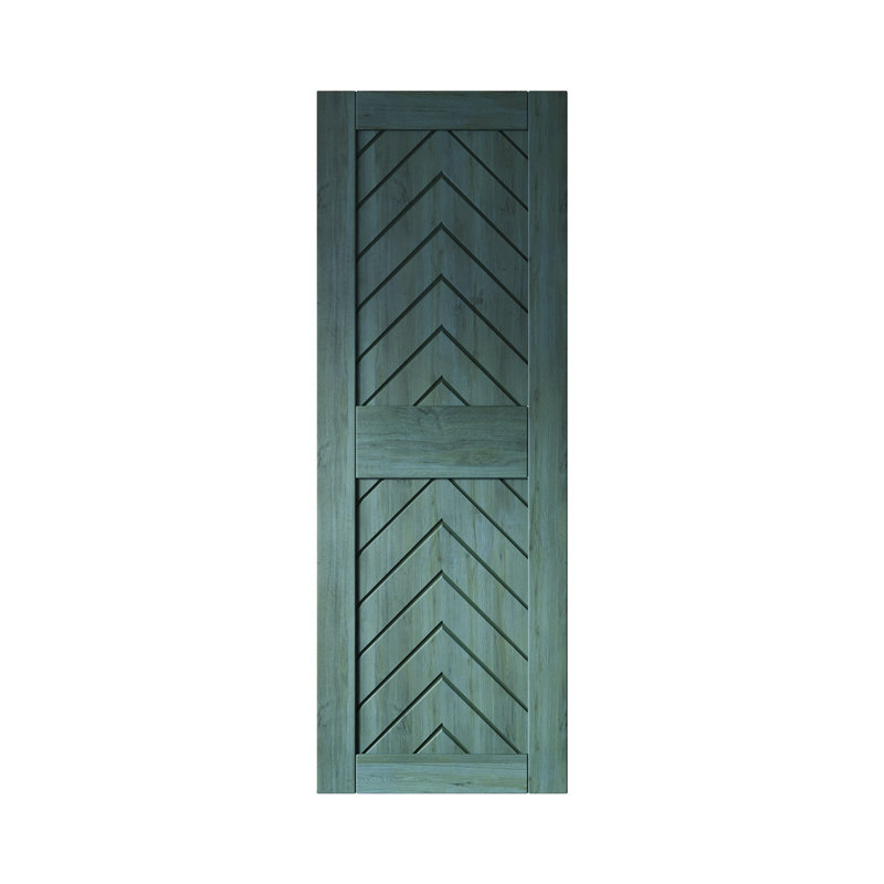 Porte de grange en bois de pin 4 en 1 fini pin royal non assemblé 30 po x 84 po Homacer de Homacer (usage intérieur seulement)