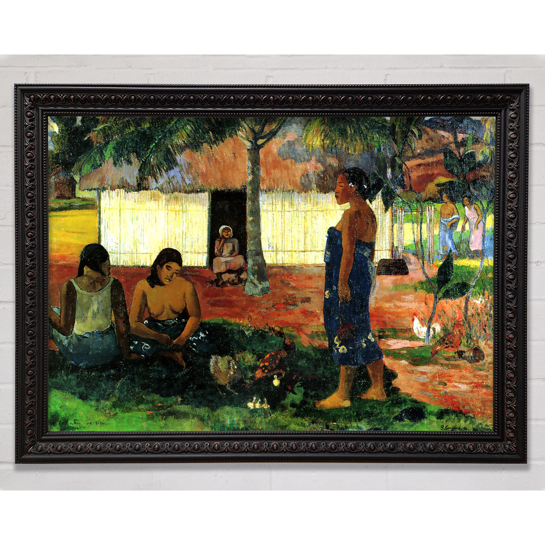 Warum bist du wütend von Paul Gauguin - Einzelne Bilderrahmen Kunstdrucke