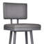 Tabouret de bar à hauteur de comptoir ou de bar pivotant avec repose-pieds Nakagawa-42220760-29962752-29962751