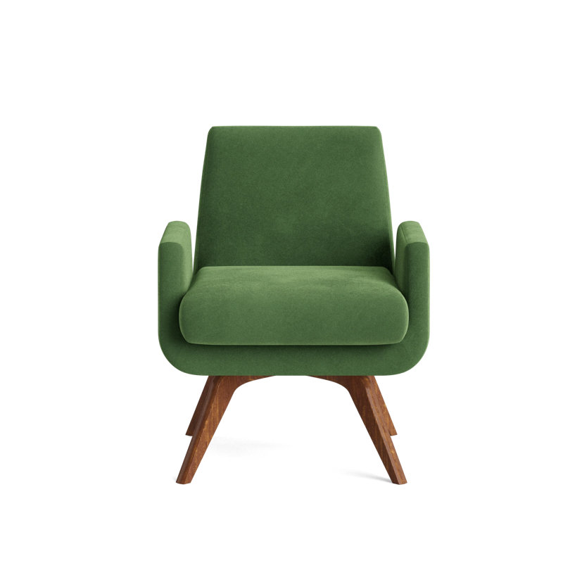 Loyd Accent Chair, Performance Velvet - Ivy