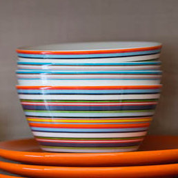Iittala Origo 5 oz. Rice Bowl, Orange