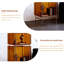 Acrylique ambré + vitrines en acier inoxydable-121494721