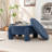 Upholstered Round Storage Ottoman-198545003