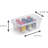 Rubbermaid Cleverstore 6 Qt Clear Storage Containers, 12 Pack, Stackable