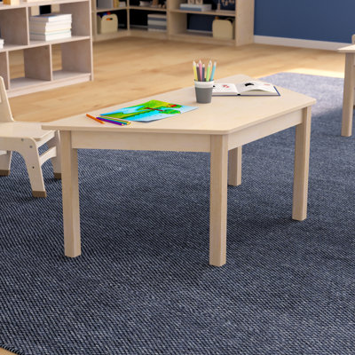 Table d'activité en bois de classe commerciale Bright Beginnings