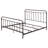 Dark Bronze Metal Spindle Eastern King Panel Bed