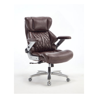 Fauteuil de bureau pour personnes lourdes de 500 lb avec siège à ressorts et chaise de bureau 360 po