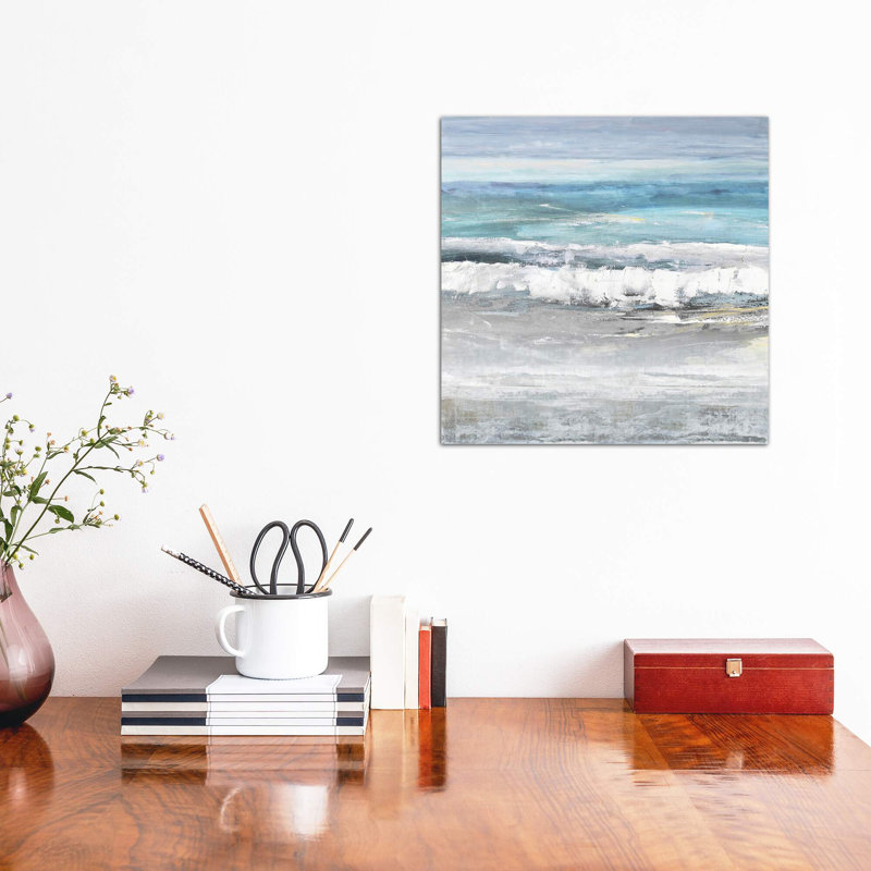 Tides I 1 Piece Wrapped Canvas Painting, 66.04 cm H x 66.04 cm W x 1.91 cm D