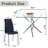 5 - Piece Pedestal Dining Set-1390176039-1390176037