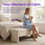 Banc de rangement avec siège rembourré, compartiment caché pour le salon et la chambre à coucher-1188855197